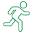 icon person running
