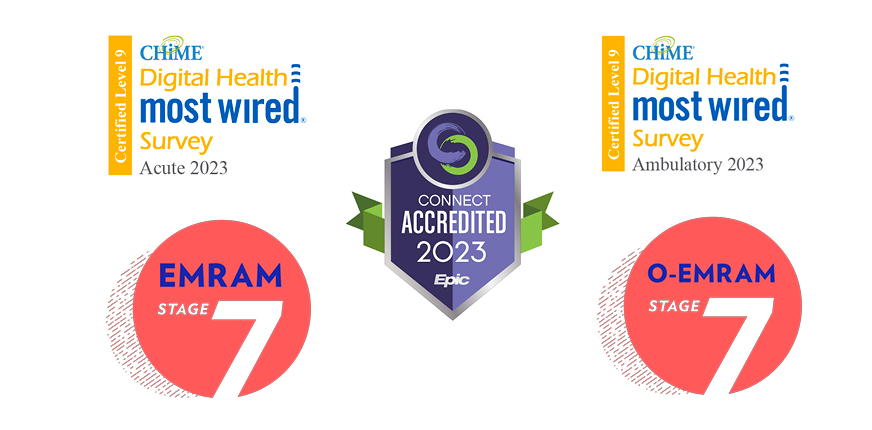 Parkview Connect awards logos